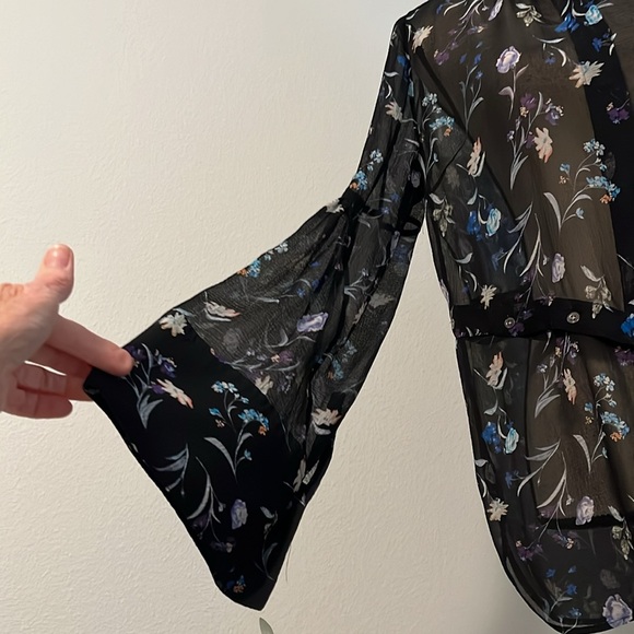 3.1 Phillip Lin Sheer Silk Blouse - Picture 8 of 16